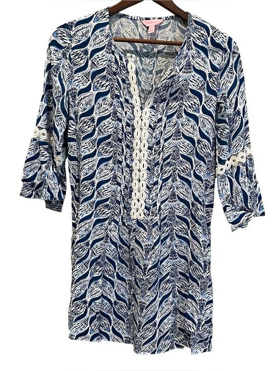 Lilly Pulitzer Dresses & Skirts - VGUC Lilly Pulitzer Hollie Tunic Dress - A Mermaids Tail Women’s Size Small
